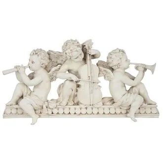 Angelic Notes Sculptural Wall Pediment: Each