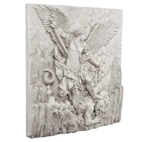 Saint Michael the Archangel Sculptural Wall Frieze