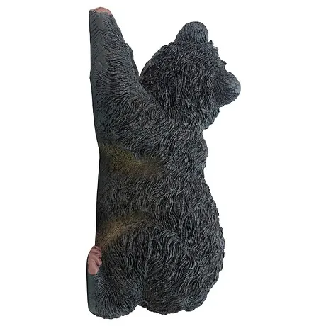 Yonva the Climbing Baby Black Bear Cub Tree Hugger Sculpture