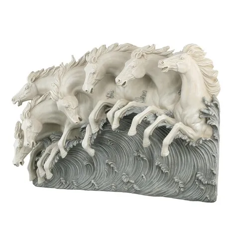 Neptune's Horses of the Sea Frieze Wall Sculpture