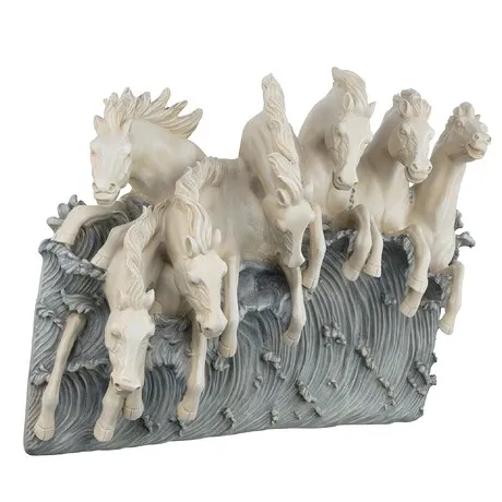 Neptune's Horses of the Sea Frieze Wall Sculpture
