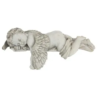 Sleepy Time Baby Angel Sitter Statue: Each