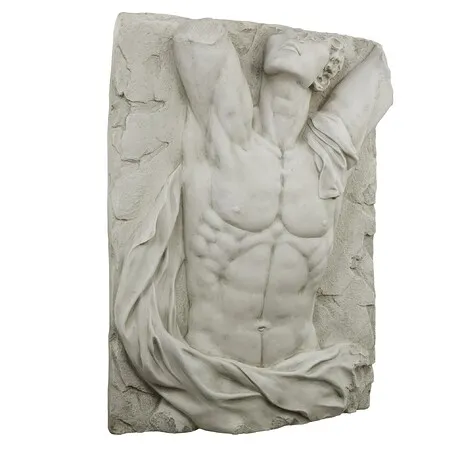 Torso of Adonis Bas-Relief Frieze Wall Sculpture