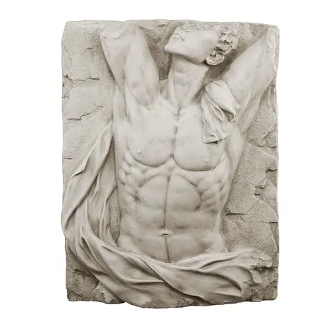 Torso of Adonis Bas-Relief Frieze Wall Sculpture