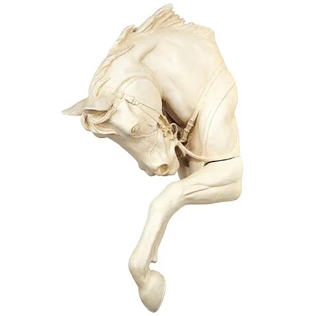 The Thoroughbred Horse High Relief Wall Sculpture
