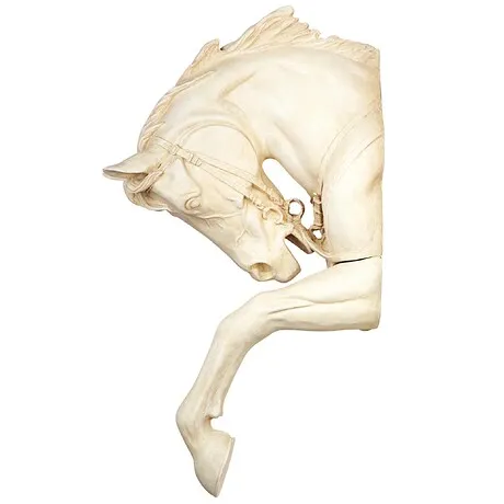 The Thoroughbred Horse High Relief Wall Sculpture