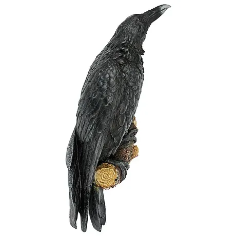 Raven's Perch Wall Sculpture: Each