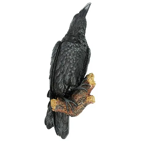 Raven's Perch Wall Sculpture: Each