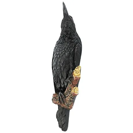 Raven's Perch Wall Sculpture: Each