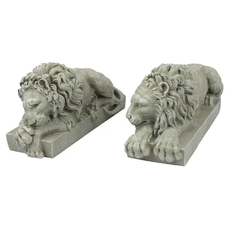 Lions from the Vatican Statue Set