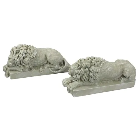 Lions from the Vatican Statue Set