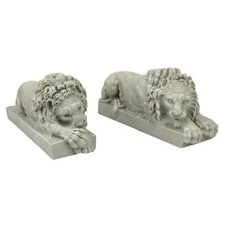 Lions from the Vatican Statue Set