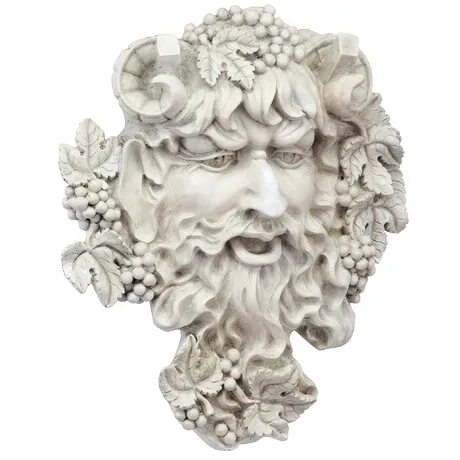 Bacchus, God of Wine Greenman Wall Sculpture: Medium