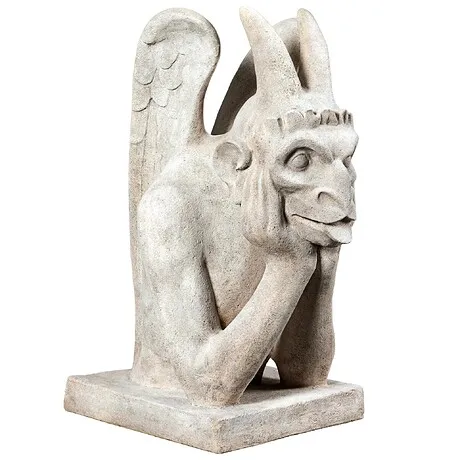 Spitting Gargoyle of Notre Dame, Paris Statue
