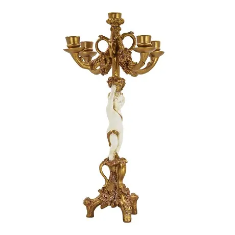 The Cherub's Harvest Candelabra Pair