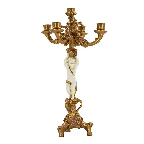 The Cherub's Harvest Candelabra Pair