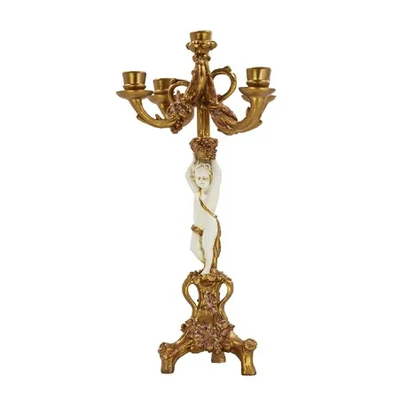 The Cherub's Harvest Candelabra Pair