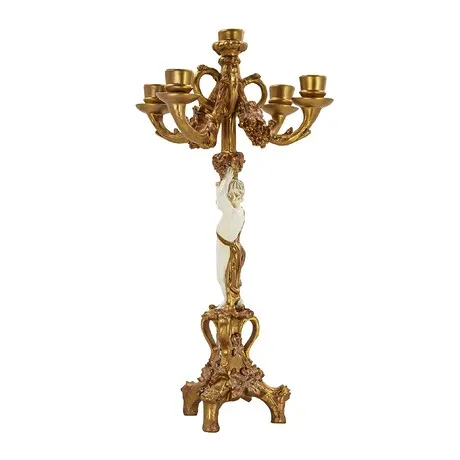 The Cherub's Harvest Candelabra Pair