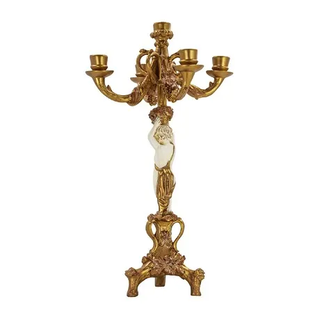 The Cherub's Harvest Candelabra Pair