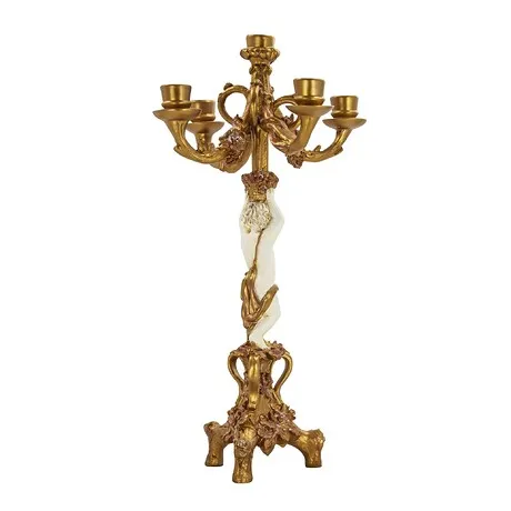 The Cherub's Harvest Candelabra Pair