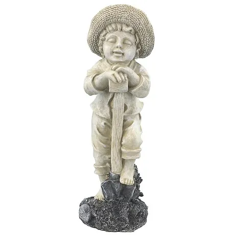 Young Gardener Boy Statue: Samuel Medium