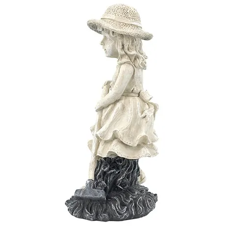 Young Gardener Girl Statue: Rebecca Medium