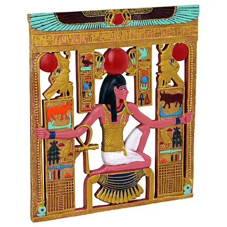 King Tut Cartouche Egyptian Wall Sculpture