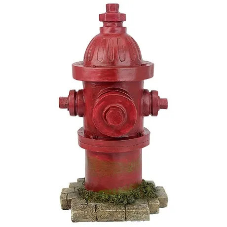 Dog's Second Best Friend Fire Hydrant Statue: Medium