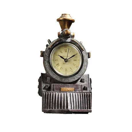 All Aboard Locomotive Train Sculptural Wall Clock