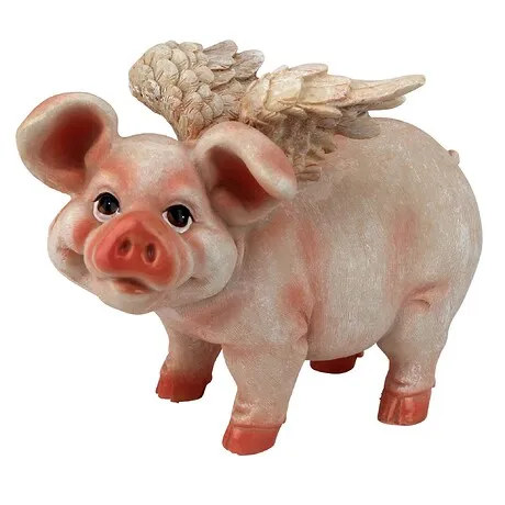 Hog Heaven Flying Pigs Statue Collection: Standing