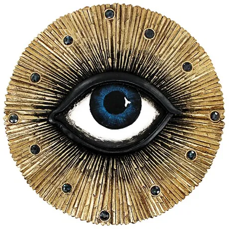 All Seeing Eye Awakened Spiritual Consciousness Wall Sculpture
