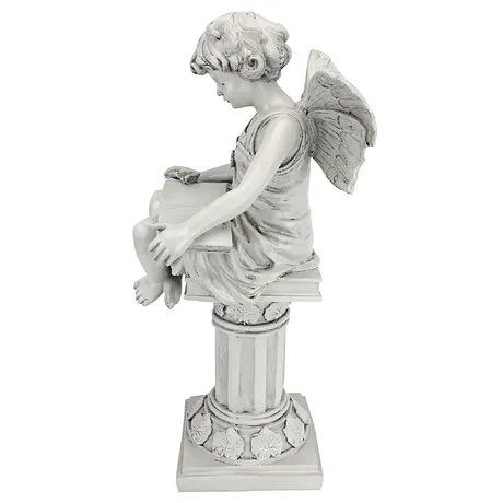 The British Reading Fairy Garden Statue
