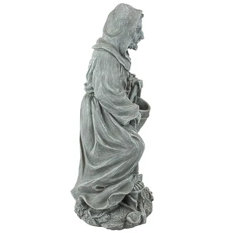 St. Fiacre the Gardener's Patron Saint Statue: Small