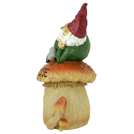 Gnome Frog House Garden Statue