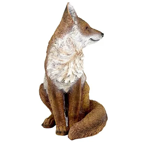 Fabian the Flamboyant Fox Garden Statue