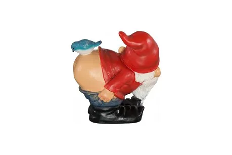 Loonie Moonie Bare Buttocks Garden Gnome Statue: Medium