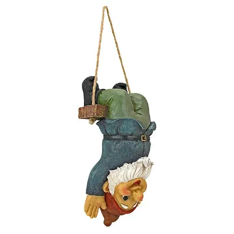 Alfie the Acrobat Swinging Garden Gnome Statue