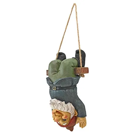 Alfie the Acrobat Swinging Garden Gnome Statue