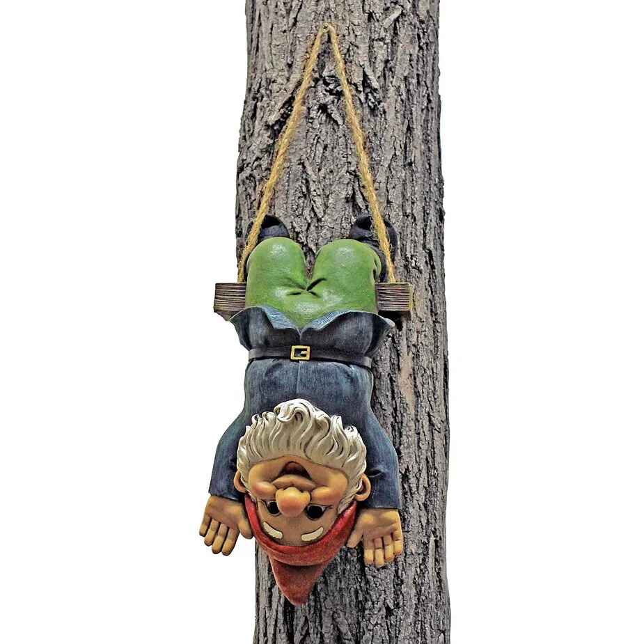 Alfie the Acrobat Swinging Garden Gnome Statue