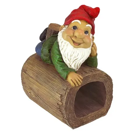 Stormy the Gnome Gutter Guardian Downspout Statue