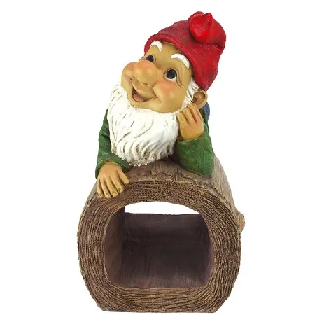 Stormy the Gnome Gutter Guardian Downspout Statue