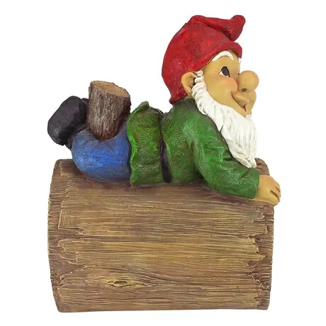 Stormy the Gnome Gutter Guardian Downspout Statue