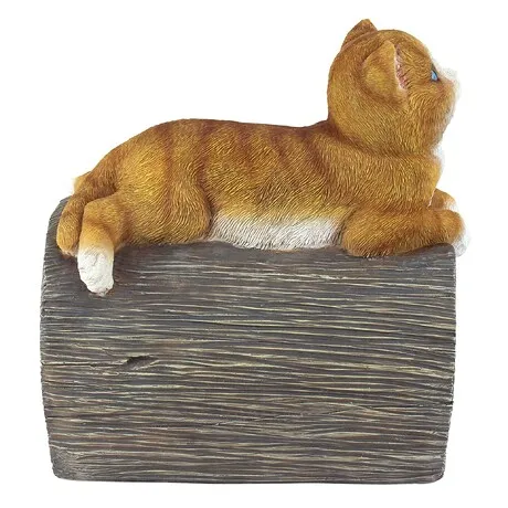 Kitty Cat Gutter Guardian Downspout Statue