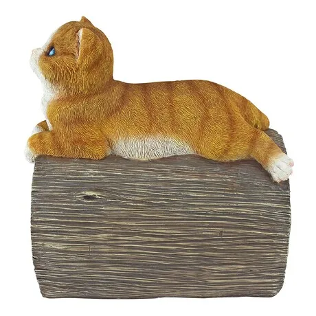 Kitty Cat Gutter Guardian Downspout Statue