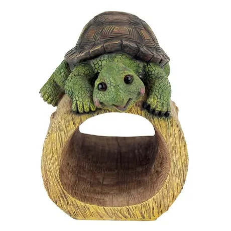 Drips the Turtle Gutter Guardian Downspout Statue