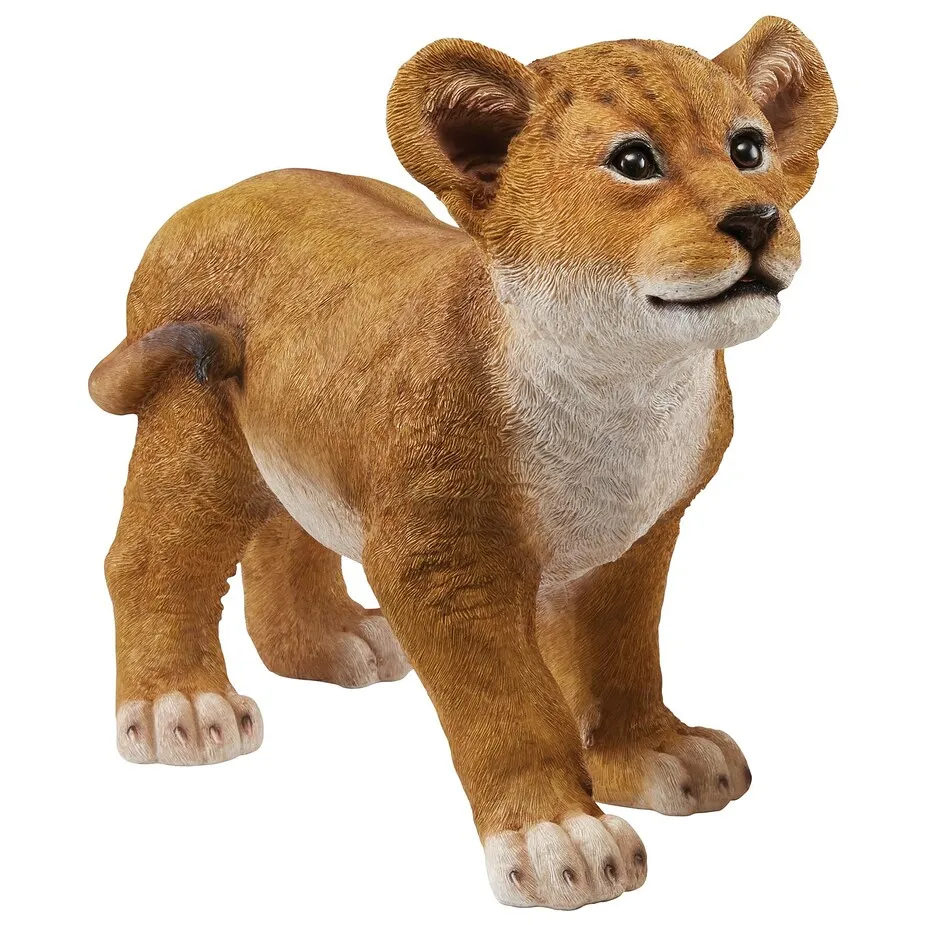 Lion Cubs of the Sahara Animal Statues: Ahaggar