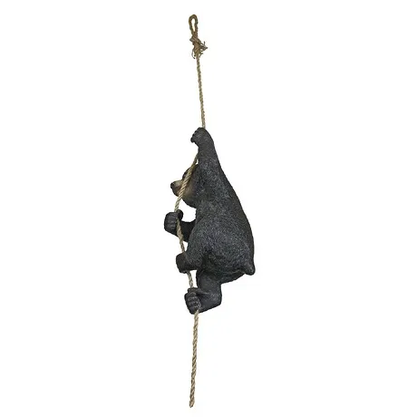 Swinging Bocephus Bear Cub Hanging Statue