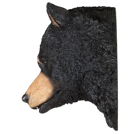 American Black Bear Sculptural Wall Trophy