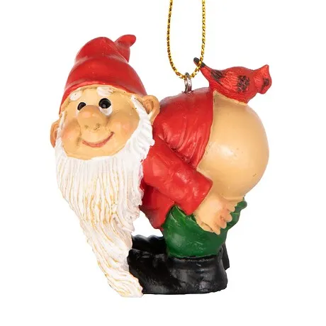 Loonie Moonie Gnome Holiday Ornament: Set of Three