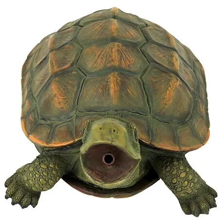 Sprinkle the Turtle Spitter Piped Statue